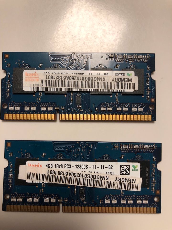 RAM PC3  2 x 4 GB DDR3 SoDimm in Baindt