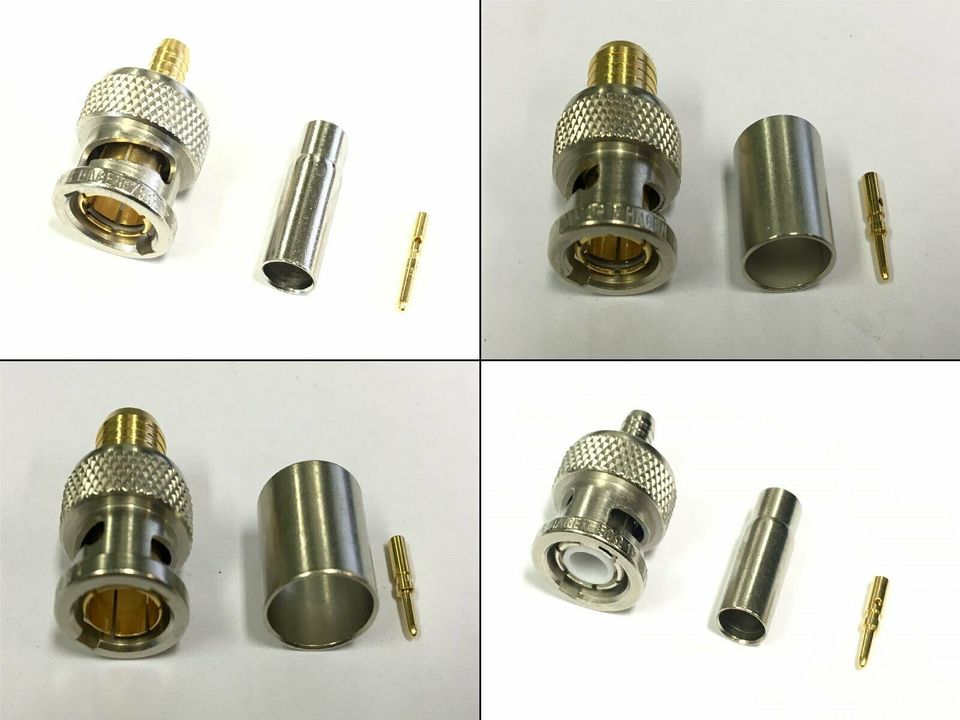 Posten >12.000 Damar & Hagen BNC 50 75 Ohm Kabel Stecker Material in Wildenfels