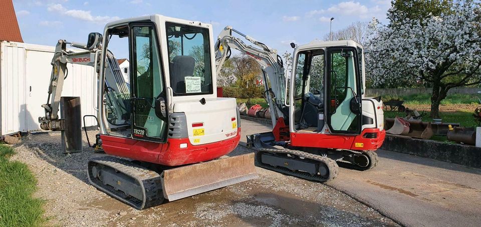 Vermiete Baumaschinen Minibagger Radlader Minilader Dumper Raupen in Aulendorf