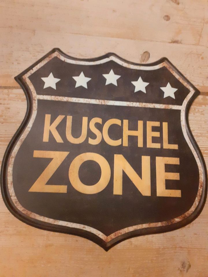 Blechschild ( Kuschelzone ) NEU. in Stuttgart