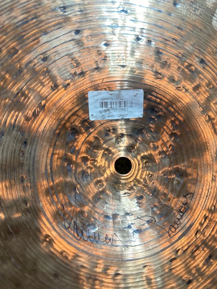 Istanbul agop Signatur 30 th Anniversary Crash 19 Zoll in Mainz