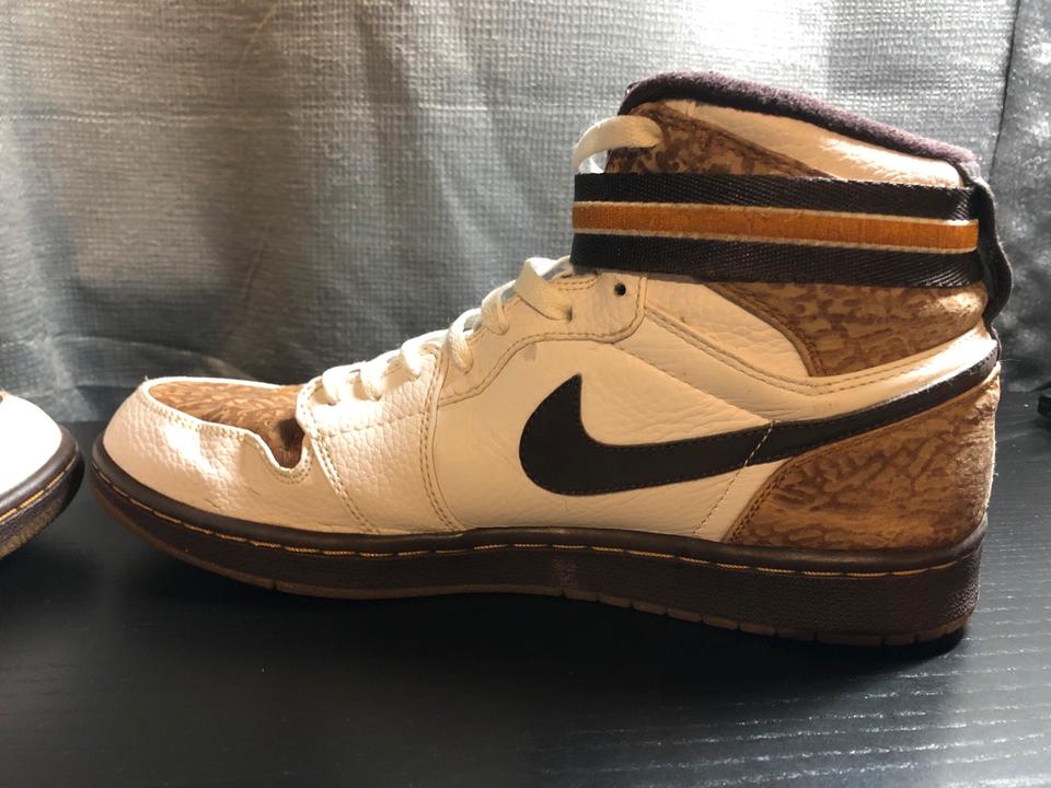 Air jordan 1 high strap white madeira ginger sales