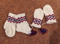 Set bestehend aus Handschuhen und Socken Norwegerstyle Bayern - Burgberg Vorschau