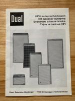 Katalog ca.1972 DUAL Lautsprecherboxen Rheinland-Pfalz - Winnweiler Vorschau