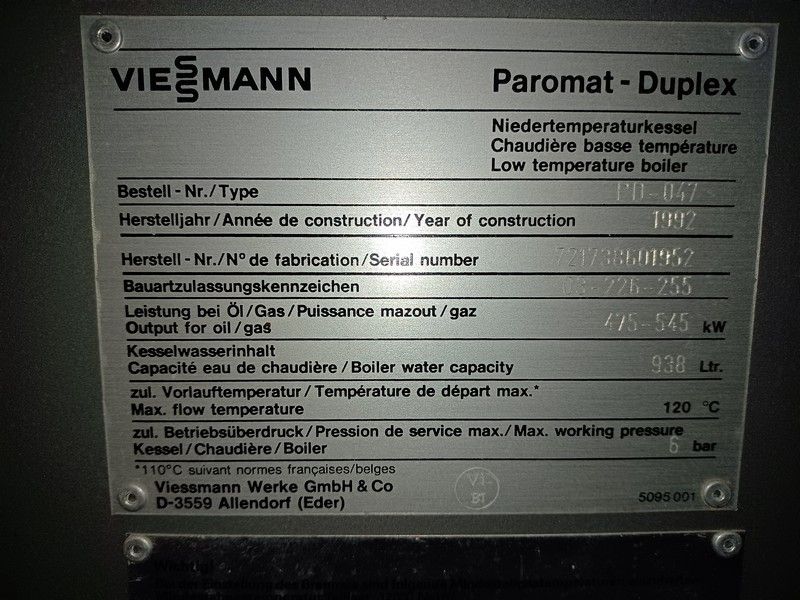 Heizungsanlage Viessmann PD-047 in Bad Tennstedt