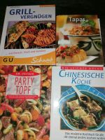Kochbücher 4x, Party, Chinesisch, Tapas, Grillen Baden-Württemberg - Buchen (Odenwald) Vorschau