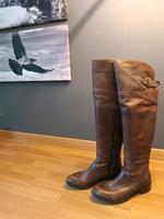 Italienische Stiefel für schmale Beine - Gr 39 Hessen - Glauburg Vorschau