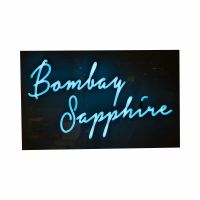 Bombay Sapphire Gin LED Leuchtreklame Neon Blau Schild Licht Wand Baden-Württemberg - Pforzheim Vorschau