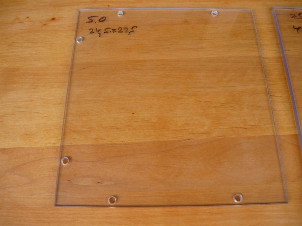 4x oder einzeln Platte aus Makrolon ca. 5,0 mm oder 7,5 mm in Waldstetten