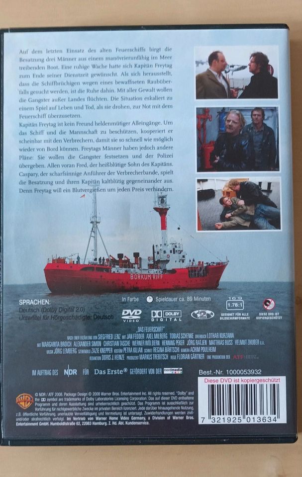 DVD Das Feuerschiff mit Jan Fedder, Axel Milberg, Tobias Schenke in Duisburg