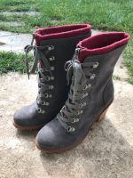 UGG Schnürstiefel ungefüttert, grau-Bordeaux, Gr 39, Waldorf Bayern - Stamsried Vorschau