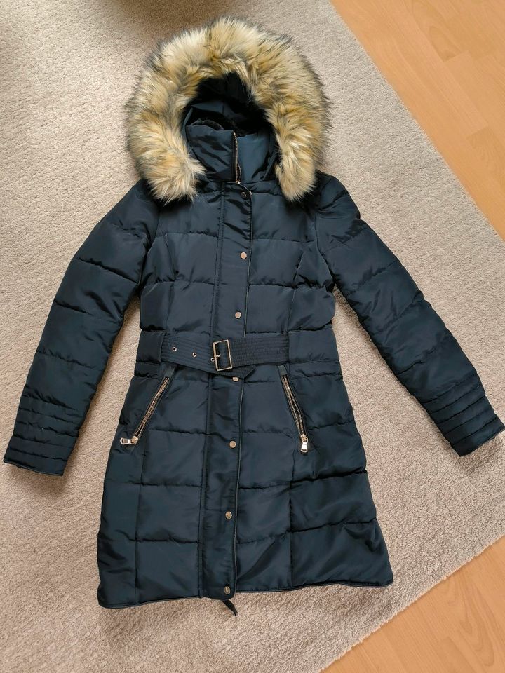 Wintermantel in Navy, Größe XS in Nettersheim