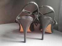 sexy Buffalo High-Heel-Sandaletten, schwarz, Leder, 39 Berlin - Rudow Vorschau
