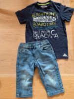 H&M T-Shirt und alive kurze Jeanshose im Set Rheinland-Pfalz - Alken Vorschau