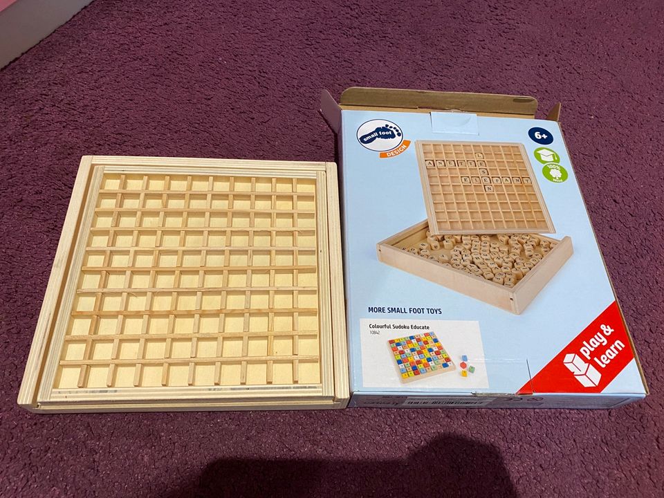 Small Foots Wörter legen u. lernen, Holzwürfel Sudoku in Sachsen-Anhalt -  Halle | Holzspielzeug günstig kaufen, gebraucht oder neu | eBay  Kleinanzeigen ist jetzt Kleinanzeigen