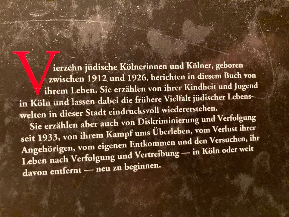 Ich habe Köln doch so geliebt /Lebensgeschichten jüdischer Kölner in Köln