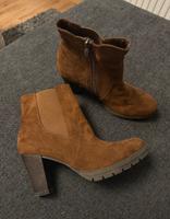 Braune Tamaris-Stiefeletten mit Absatz Bayern - Großeibstadt Vorschau