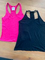 Hollister SuperDry 2 Tank-Tops Trägershirts pink schwarz Gr. XS Hessen - Rodgau Vorschau