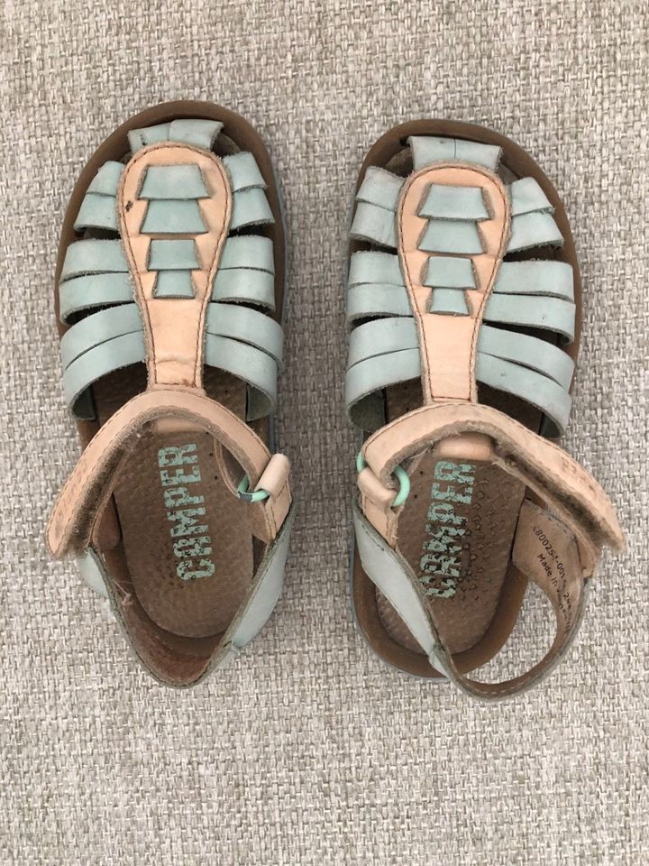 Camper Twins kinder sandalen leder - hellblau und beige (26) in Frankfurt am Main