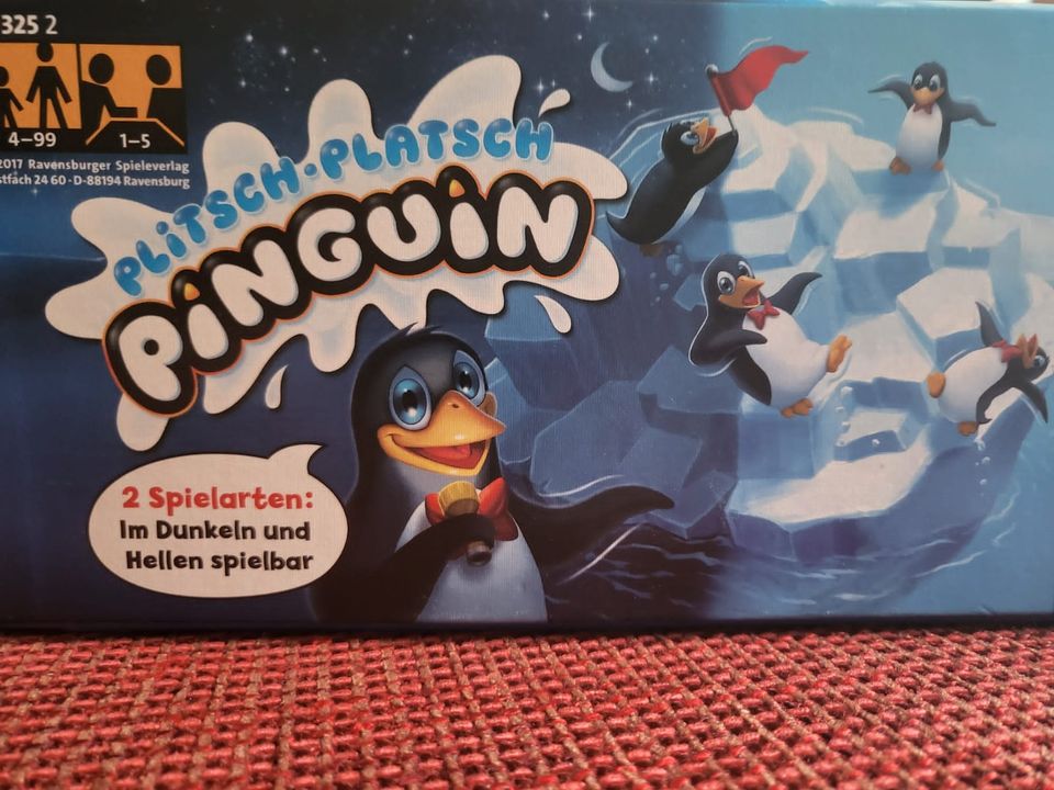 Spiel Geschicklichkeitsspiel Pitsch Patsch Pinguin mit LED Lampe in Duisburg