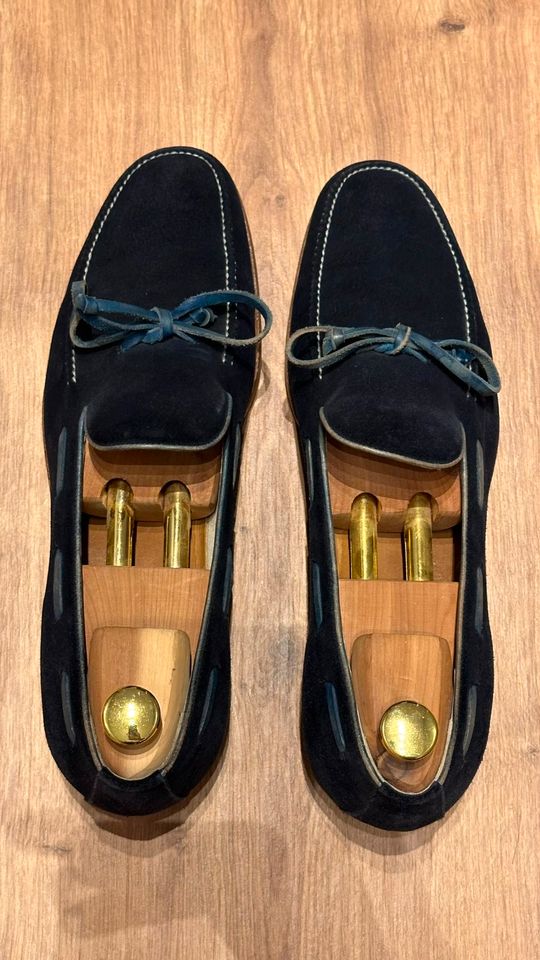 Saint Crispins String Loafer | Wildleder | Navy | UK9 in Dortmund