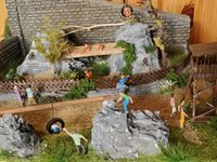 Zoo Gehege Affen Giraffen Spielplatz Preiser Faller H0 Diorama Hannover - Ricklingen Vorschau