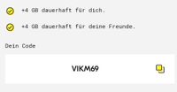 Fraenk Gutschein "VIKM69", Mobilfunk 14GB statt 10GB dauerhaft Bayern - Augsburg Vorschau
