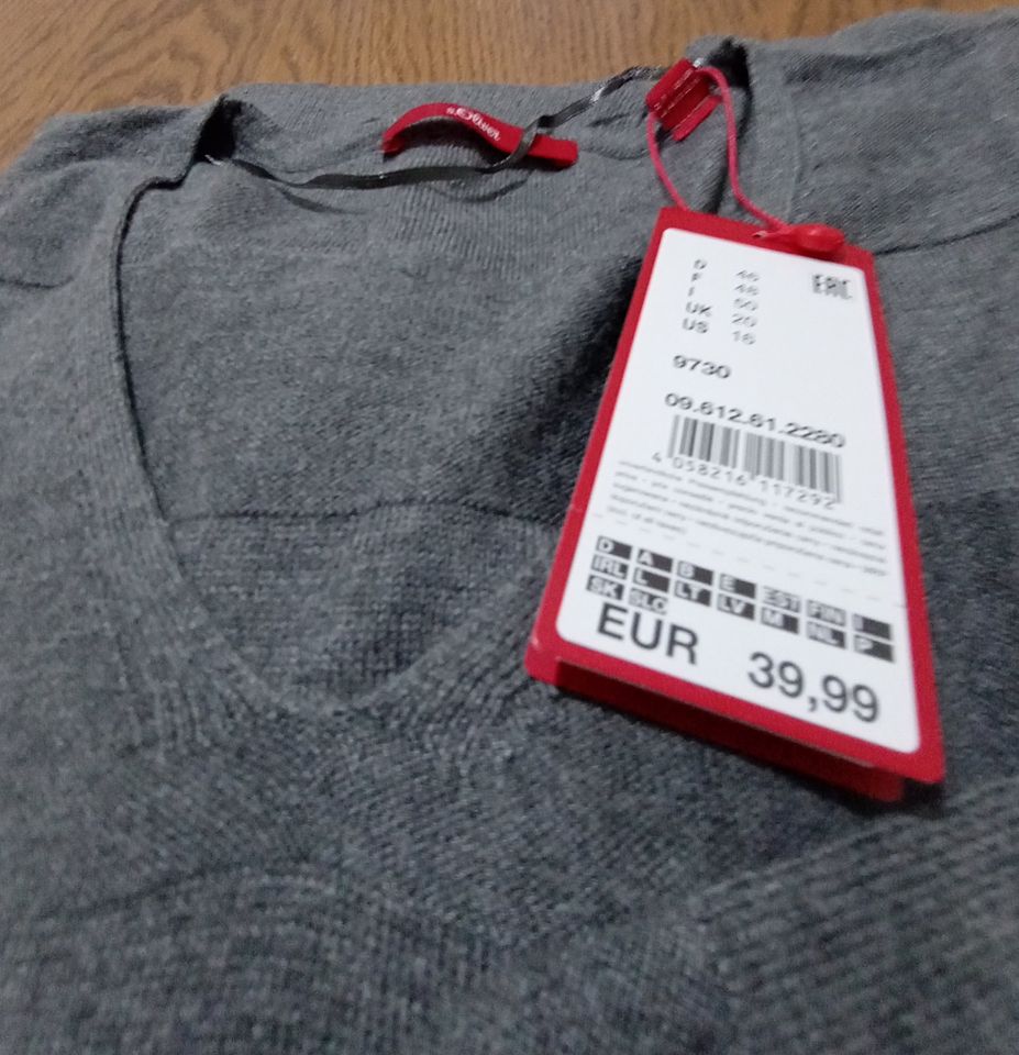 NEU Oversize Pullover "s.Oliver" 46 Mischgewebe Shirt in Leipzig