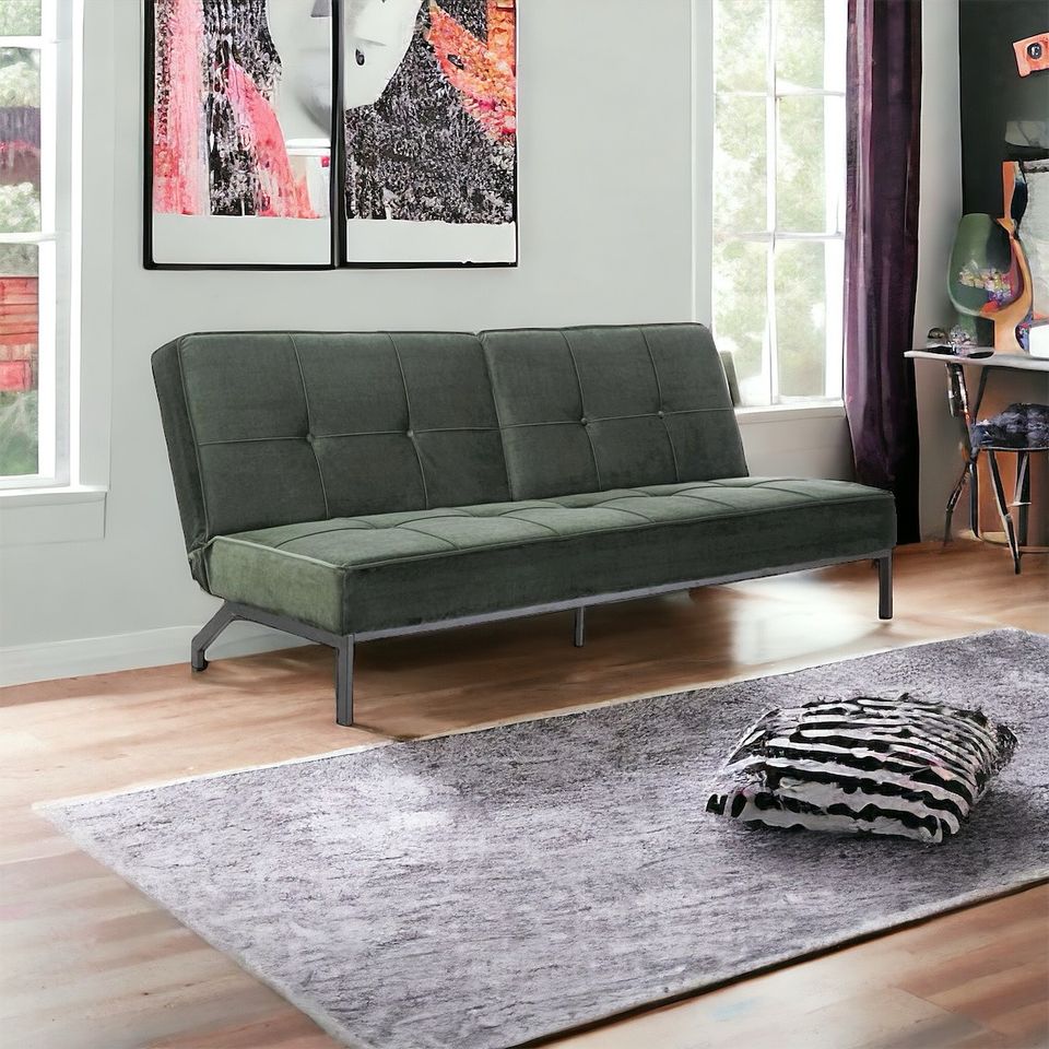 ❌-50%❌Samt-Schlafsofa  (3-Sitzer) Sofa Couch mit Schlaffunktion| in Ottenhöfen