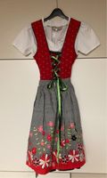 Isar-Trachten Dirndl Gr. 164 mit Bluse rot schwarz München - Trudering-Riem Vorschau