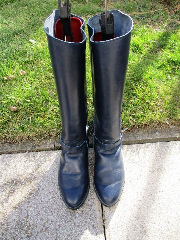 Elastomere Echtleder Vintage-cowboylook Stiefel Gr.41 in Gersthofen