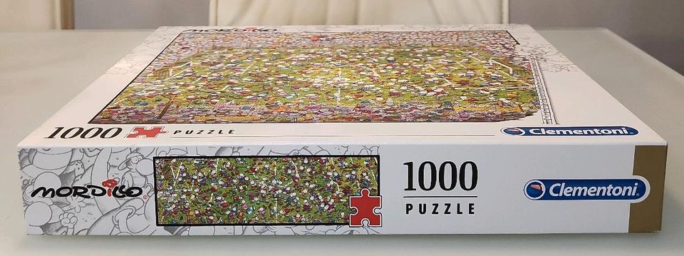 1000 Teile Puzzle Clementoni Fussball in Ellhofen