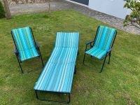 gepolsterte Gartenliege  u. 2 Stühle Nordrhein-Westfalen - Detmold Vorschau