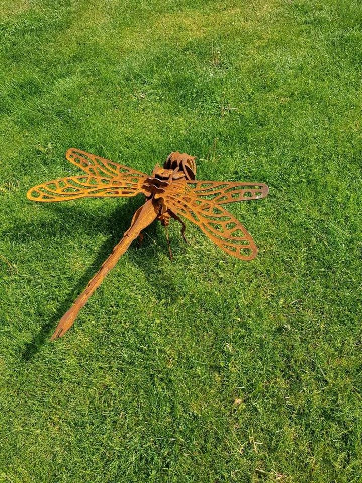 Libelle / 3D Puzzle / Rost / Metall / Antik / Gartendeko in Mötzing