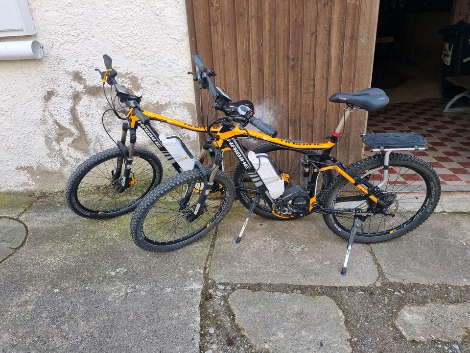 2× Haibike Xduro SL Mountain E-Bikes, mit Zubehör in Einbeck