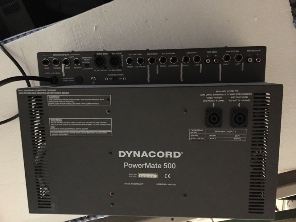 Dynacord Powermate 500 Mischpult Endstufe Top Zustand in Hamburg