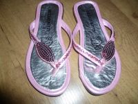 schöne Mädchen Flip Flops Sommer Schuhe silber pink Gr. 30 31 Thüringen - Elxleben an der Gera Vorschau