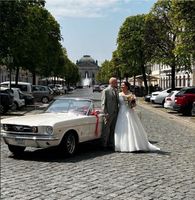 Mustang als Hochzeitsauto mieten - weißes, schickes Cabrio mit V8 Sachsen - Pirna Vorschau