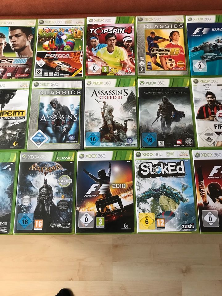 Xbox 360 Spiele 19 Stück in Troisdorf