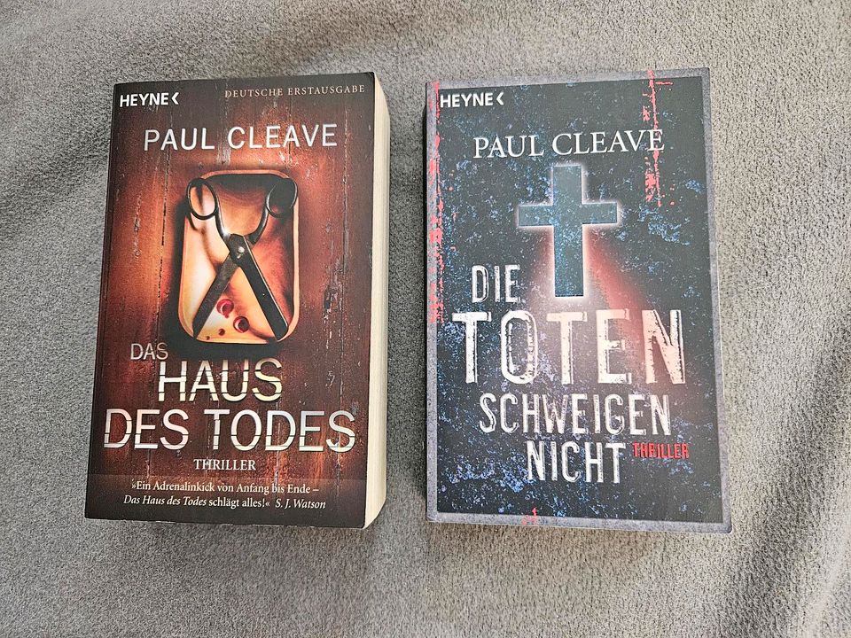 Paul Cleave DAS HAUS DES TODES/DIE TOTEN SCHWEIGEN NICHT in Kaarst