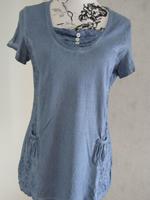 Süße Tunika Elasthan Longshirt used look stonewashed Niedersachsen - Algermissen Vorschau