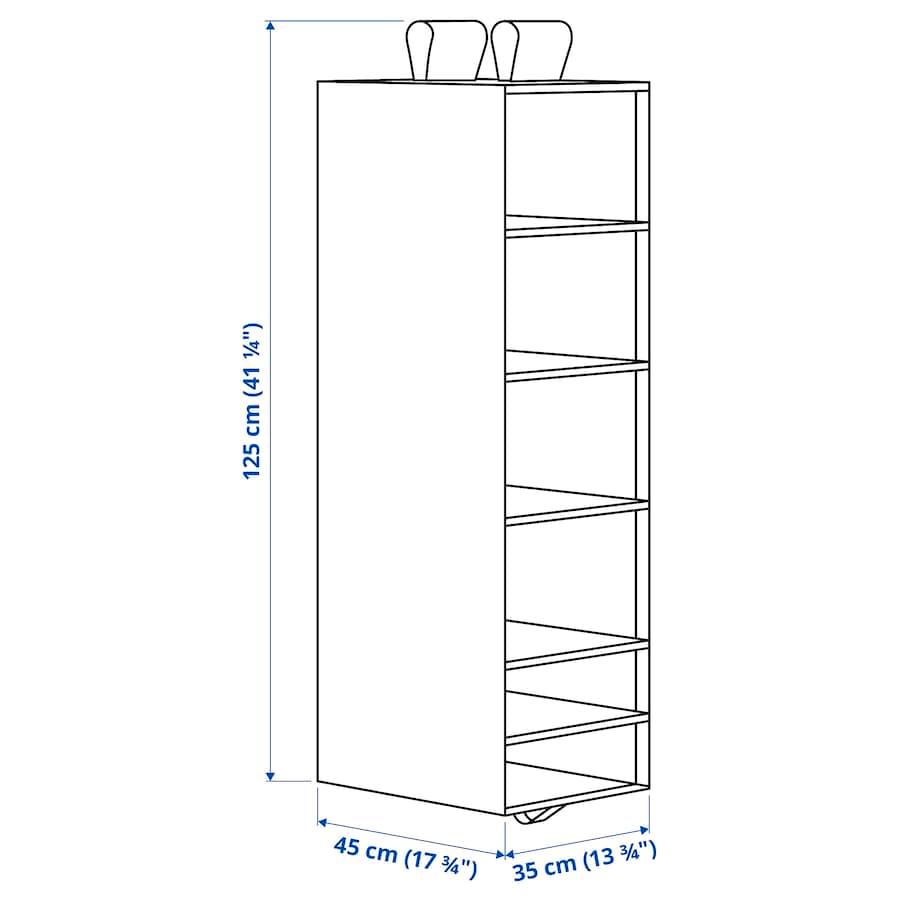 IKEA SKUBB Aufbewahrung 6 Fächer, weiß, 35x45x125cm in Leverkusen