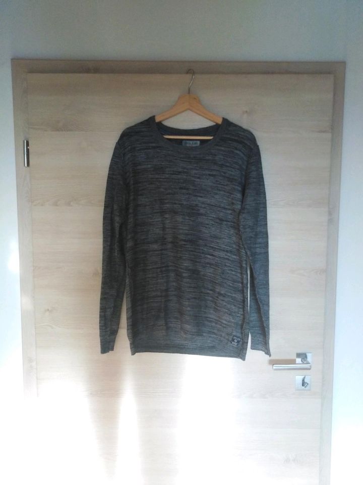 Pullover García, grau schwarz, XXL in Dünfus