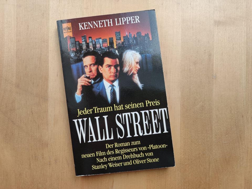 "Wall Street", München, 1988, Buch zum Film, Heyne! in Leipzig