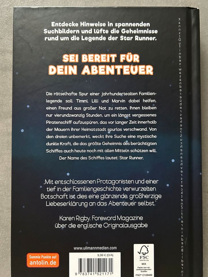 Die Legende der Star Runner Buch Rätselabenteuer in Bottrop