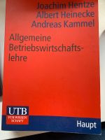 Allgemeine Betriebswirtschaftslehre, Hentze, gebraucht Wandsbek - Hamburg Sasel Vorschau