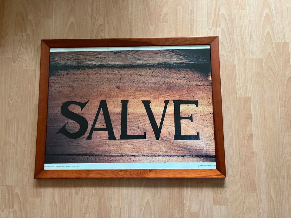 Bilderrahmen mit Poster/Bild Motiv "Salve" aus Goethes Wohnhaus in Schallstadt