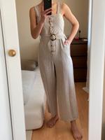 Leinenoverall von Mango Overall aus 100% Leine Jumpsuit Einteiler Baden-Württemberg - Leinfelden-Echterdingen Vorschau