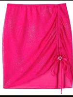 Burlesque Rock rosa silber glitzer Pailletten  *NEU* Sachsen - Riesa Vorschau