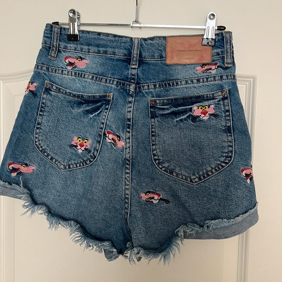 Zara jeans Shorts Zara pink panther Gr. 34 mit hohem bund in Lübeck